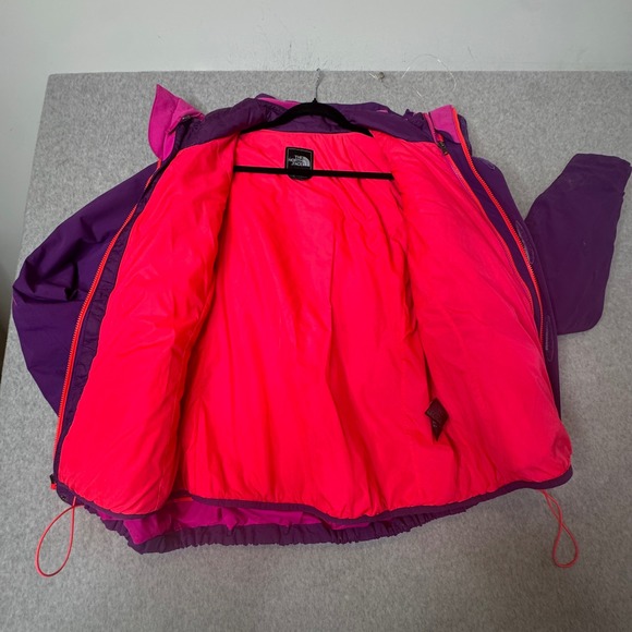 The North Face Insulated Winter Ski Jacket Purple Pink Womens Large - Picture 8 of 13